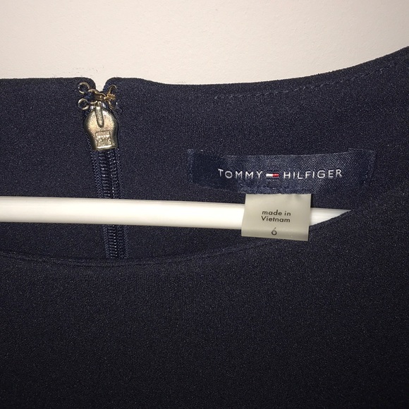 Tommy Hilfiger navy sleeveless dress - Picture 3 of 4
